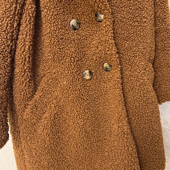 Faux fur teddy coat size M - Picture 2 of 10